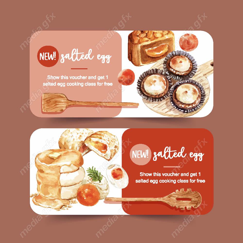 وکتور بنر و لیبل شیرینی فروشی و شیرینی خانگی MV001642