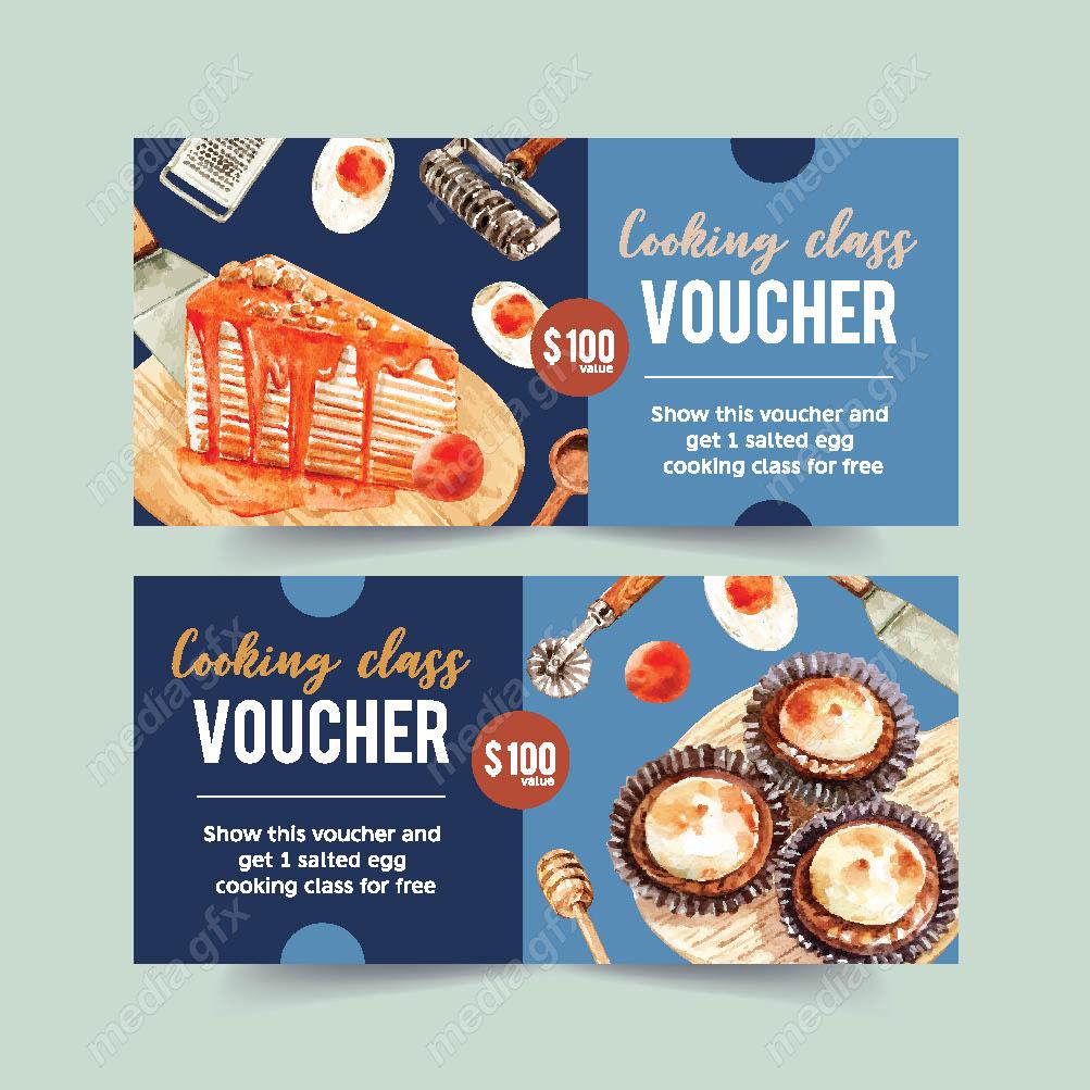 وکتور بنر و لیبل شیرینی فروشی و شیرینی خانگی MV001645