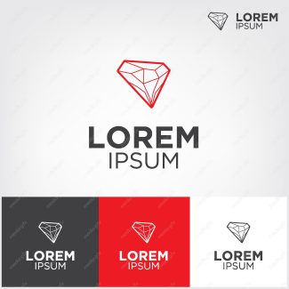 وکتور لوگوی الماس و طلا و جواهر MV001669