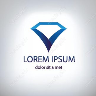 وکتور لوگوی الماس و طلا و جواهر MV001671