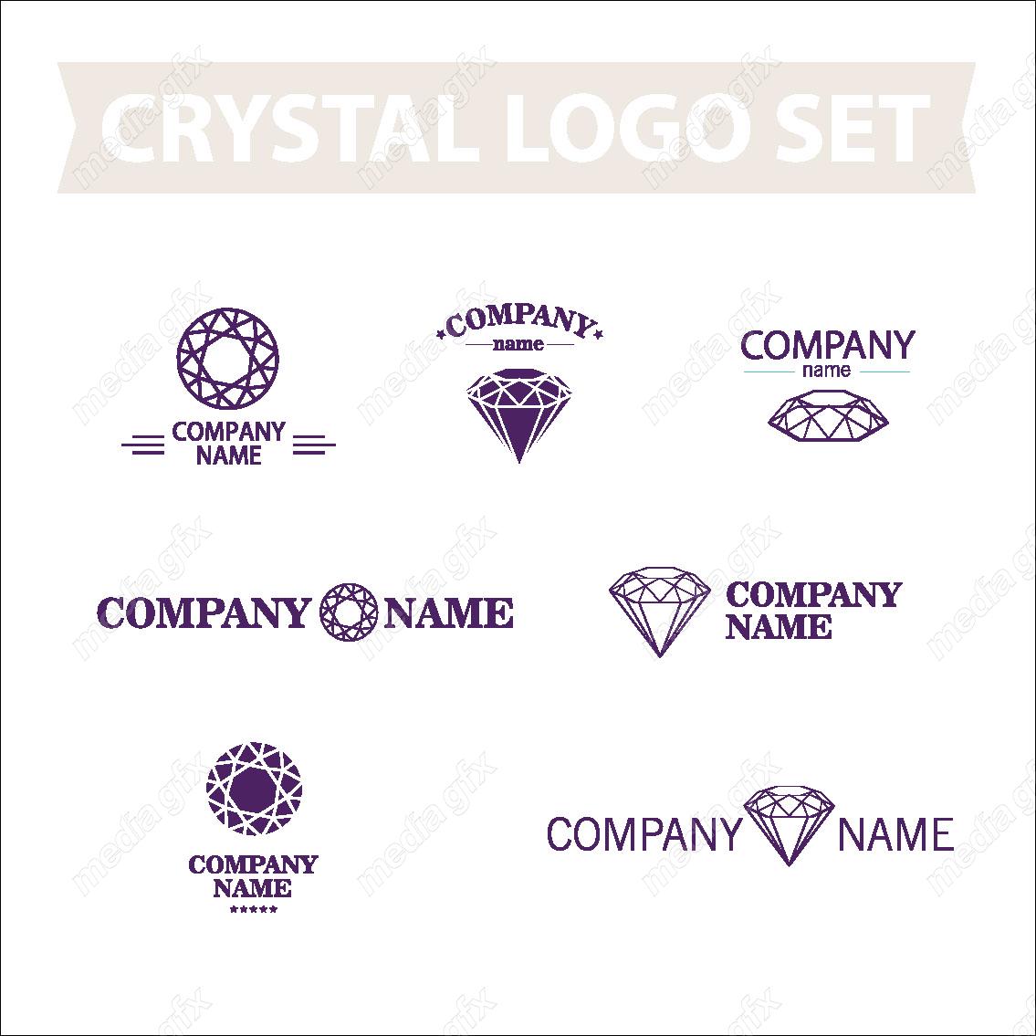 وکتور لوگوی الماس و طلا و جواهر MV001677