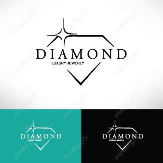وکتور لوگوی الماس و طلا و جواهر MV001680