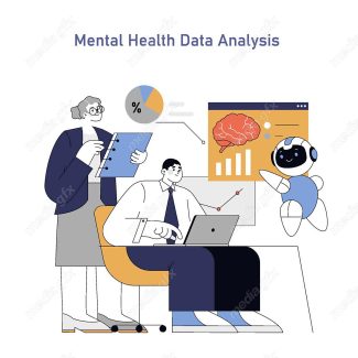 وکتور هوش مصنوعی و روانشناسی، روانپزشکی و روان درمانی MV001707