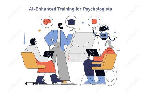 وکتور هوش مصنوعی و روانشناسی، روانپزشکی و روان درمانی MV001712