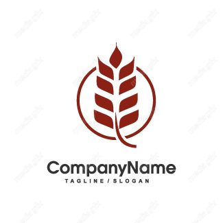 وکتور طرح لوگوی نان و شیرینی پزی MV001811