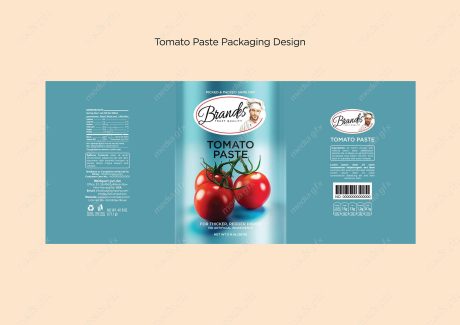 وکتور طرح لایه باز لیبل کنسرو رب گوجه فرنگی MV001927