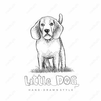 وکتور خطی سگ MV000565