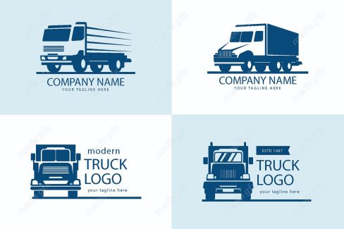 وکتور لوگوی کامیون و ماشین سنگین و حمل بار MV000569