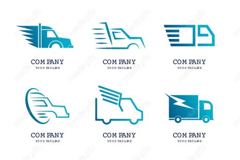 وکتور لوگوی کامیون و ماشین سنگین و حمل بار MV000574