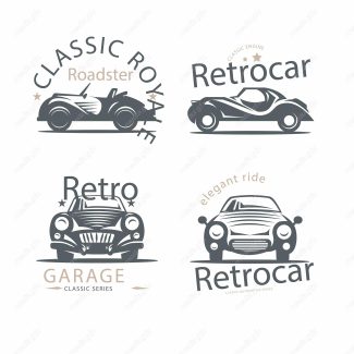 وکتور لوگوی ماشین های کلاسیک و قدیمی MV000581