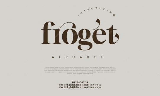 تایپ فیس  فونت سریف forget برای ایلاستریتور MV000620