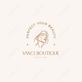 وکتور لوگوی مینیمال سالن زیبایی، سالن عروس و آرایشگاه زنانه MV000704