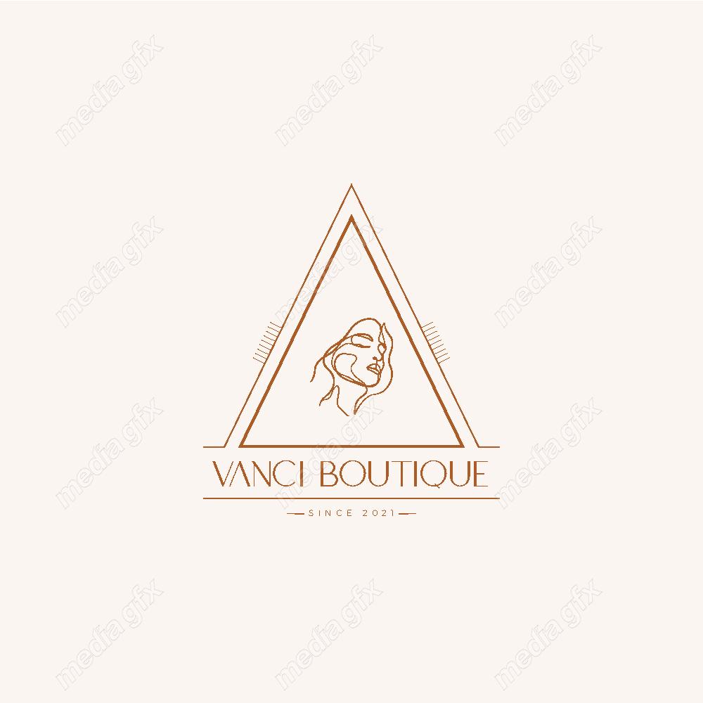 وکتور لوگوی مینیمال سالن زیبایی، سالن عروس و آرایشگاه زنانه MV000707