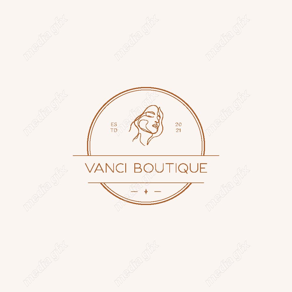 وکتور لوگوی مینیمال سالن زیبایی، سالن عروس و آرایشگاه زنانه MV000708