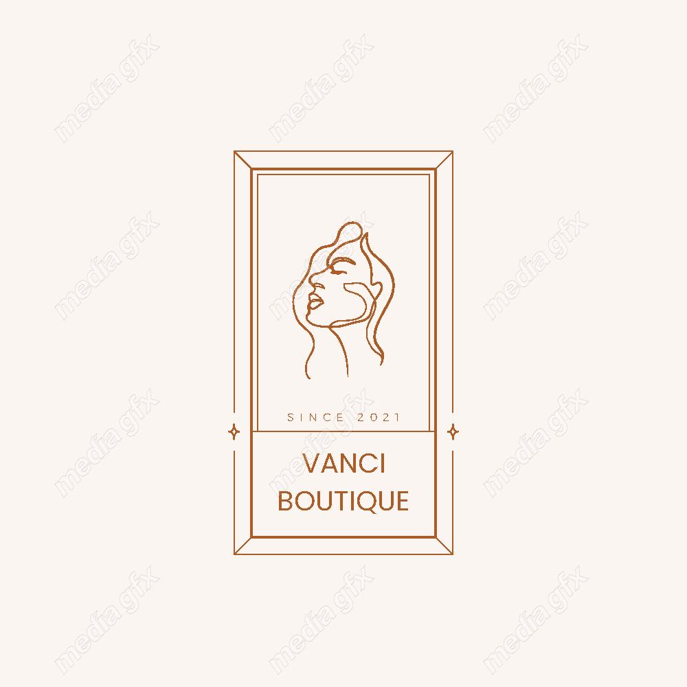 وکتور لوگوی مینیمال سالن زیبایی، سالن عروس و آرایشگاه زنانه MV000711