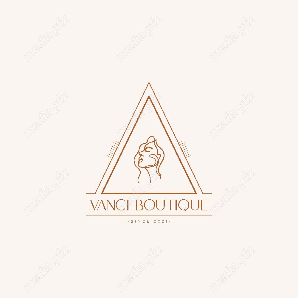 وکتور لوگوی مینیمال سالن زیبایی، سالن عروس و آرایشگاه زنانه MV000715