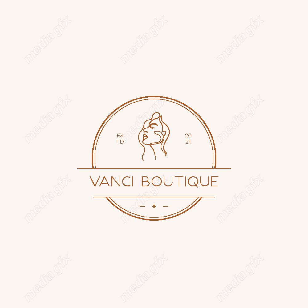 وکتور لوگوی مینیمال سالن زیبایی، سالن عروس و آرایشگاه زنانه MV000716