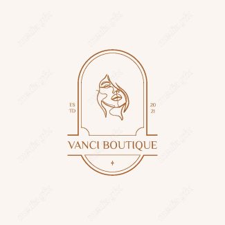 وکتور لوگوی مینیمال سالن زیبایی، سالن عروس و آرایشگاه زنانه MV000718