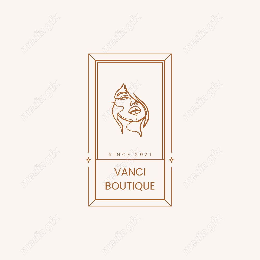 وکتور لوگوی مینیمال سالن زیبایی، سالن عروس و آرایشگاه زنانه MV000719