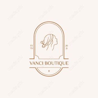 وکتور لوگوی مینیمال سالن زیبایی، سالن عروس و آرایشگاه زنانه MV000726