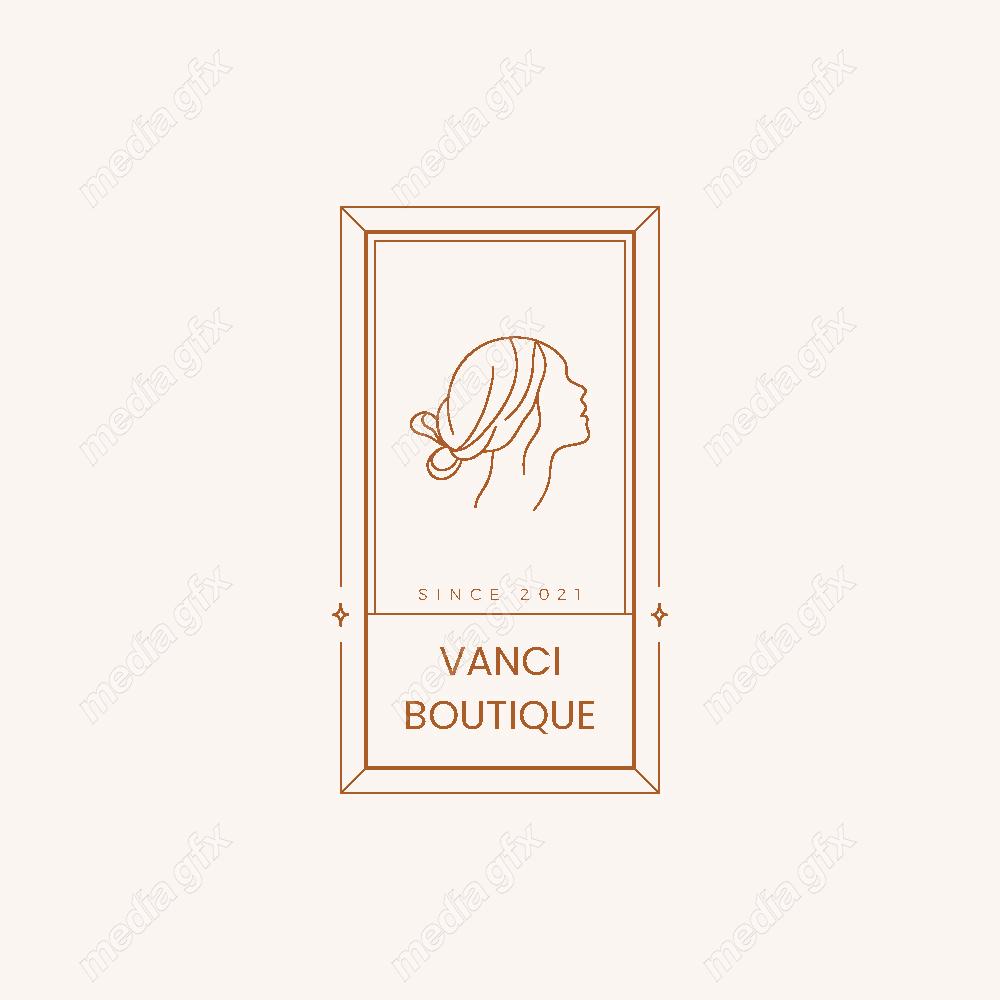 وکتور لوگوی مینیمال سالن زیبایی، سالن عروس و آرایشگاه زنانه MV000727