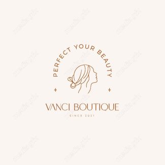 وکتور لوگوی مینیمال سالن زیبایی، سالن عروس و آرایشگاه زنانه MV000728