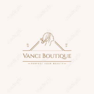 وکتور لوگوی مینیمال سالن زیبایی، سالن عروس و آرایشگاه زنانه MV000733