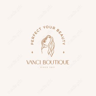 وکتور لوگوی مینیمال سالن زیبایی، سالن عروس و آرایشگاه زنانه MV000736