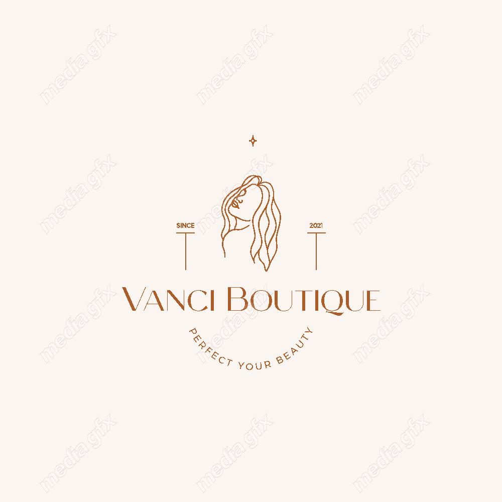 وکتور لوگوی مینیمال سالن زیبایی، سالن عروس و آرایشگاه زنانه MV000737