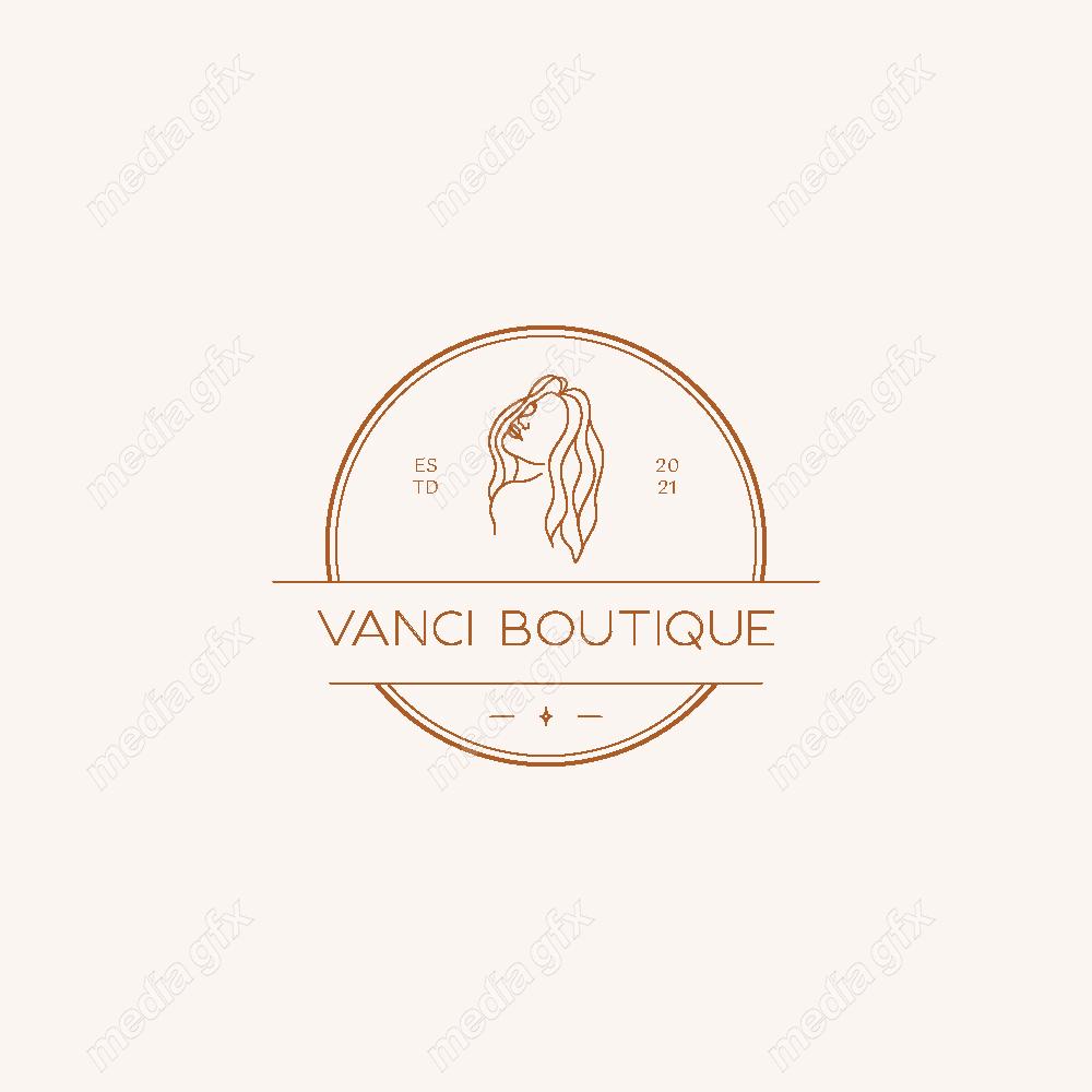 وکتور لوگوی مینیمال سالن زیبایی، سالن عروس و آرایشگاه زنانه MV000740