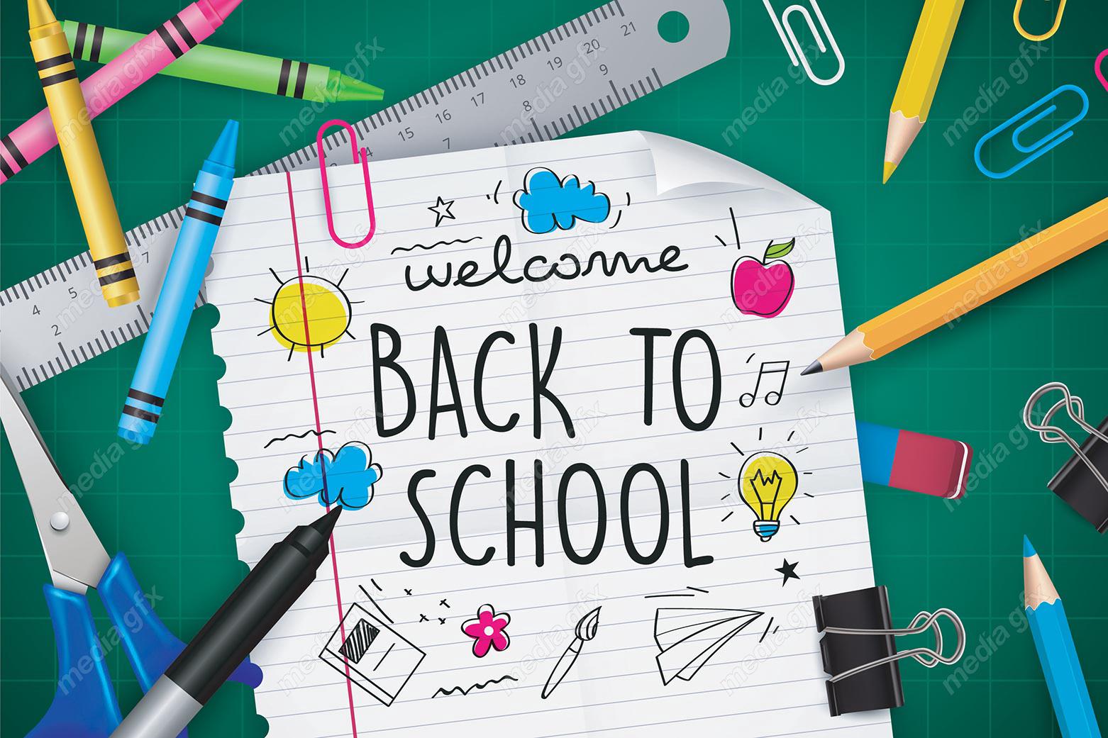 وکتور دانش آموز، مدرسه، درس و معلم MV000750