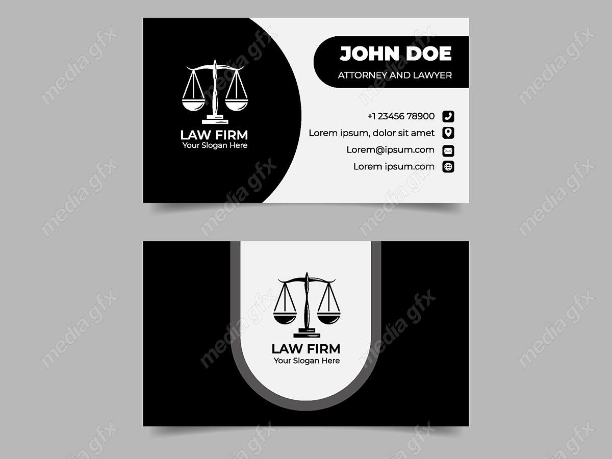 وکتور کارت ویزیت وکیل MV000764