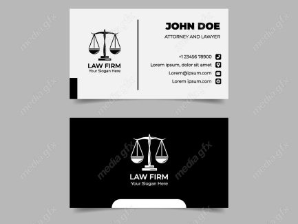 وکتور کارت ویزیت وکیل MV000765