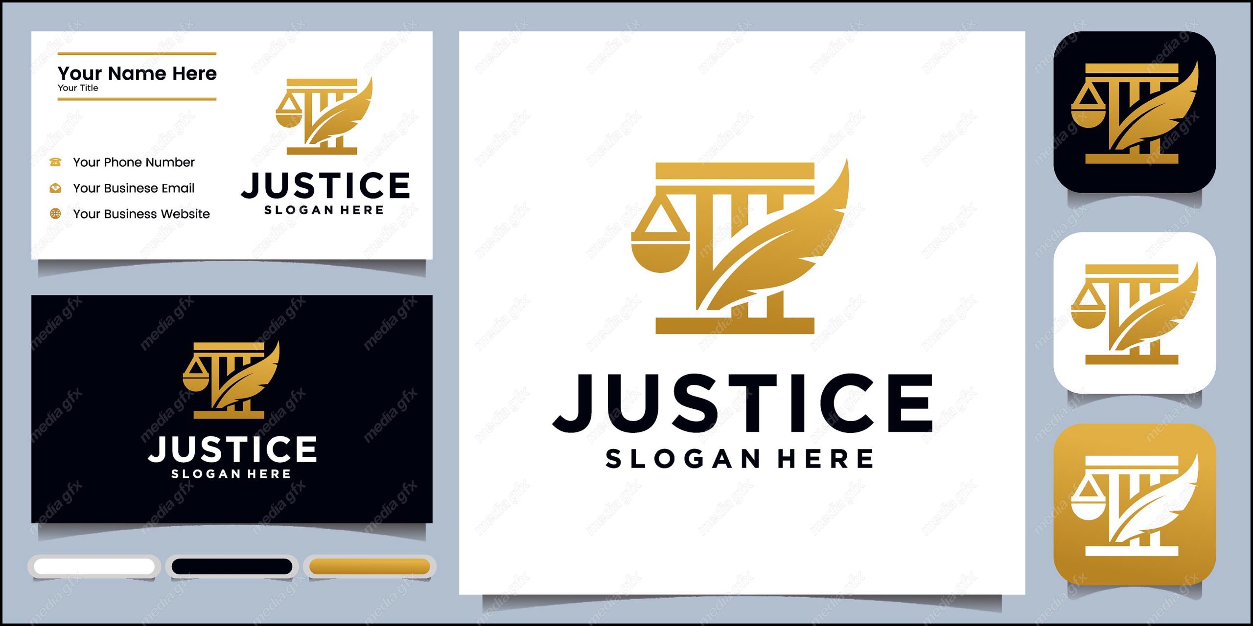 وکتور کارت ویزیت وکیل MV000771