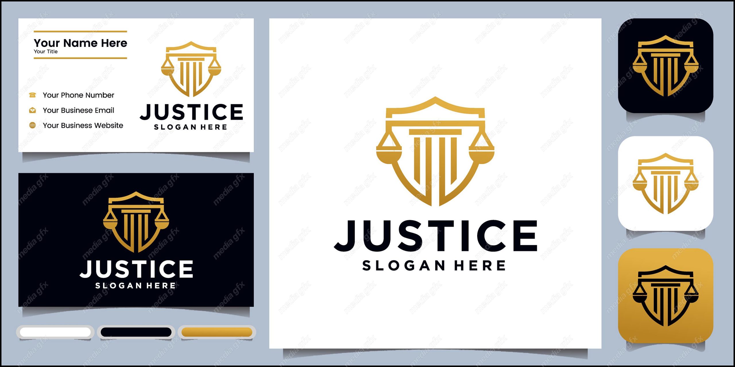 وکتور کارت ویزیت وکیل MV000774