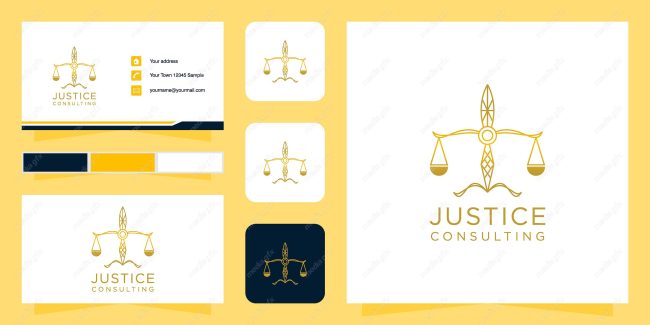 وکتور کارت ویزیت وکیل MV000775