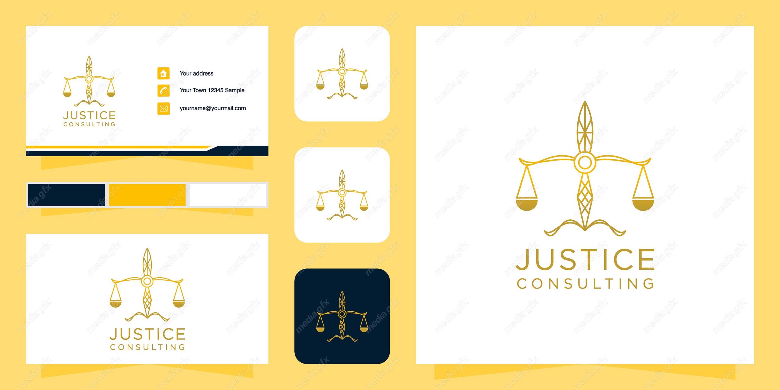 وکتور کارت ویزیت وکیل MV000775