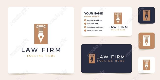 وکتور کارت ویزیت وکیل MV000786