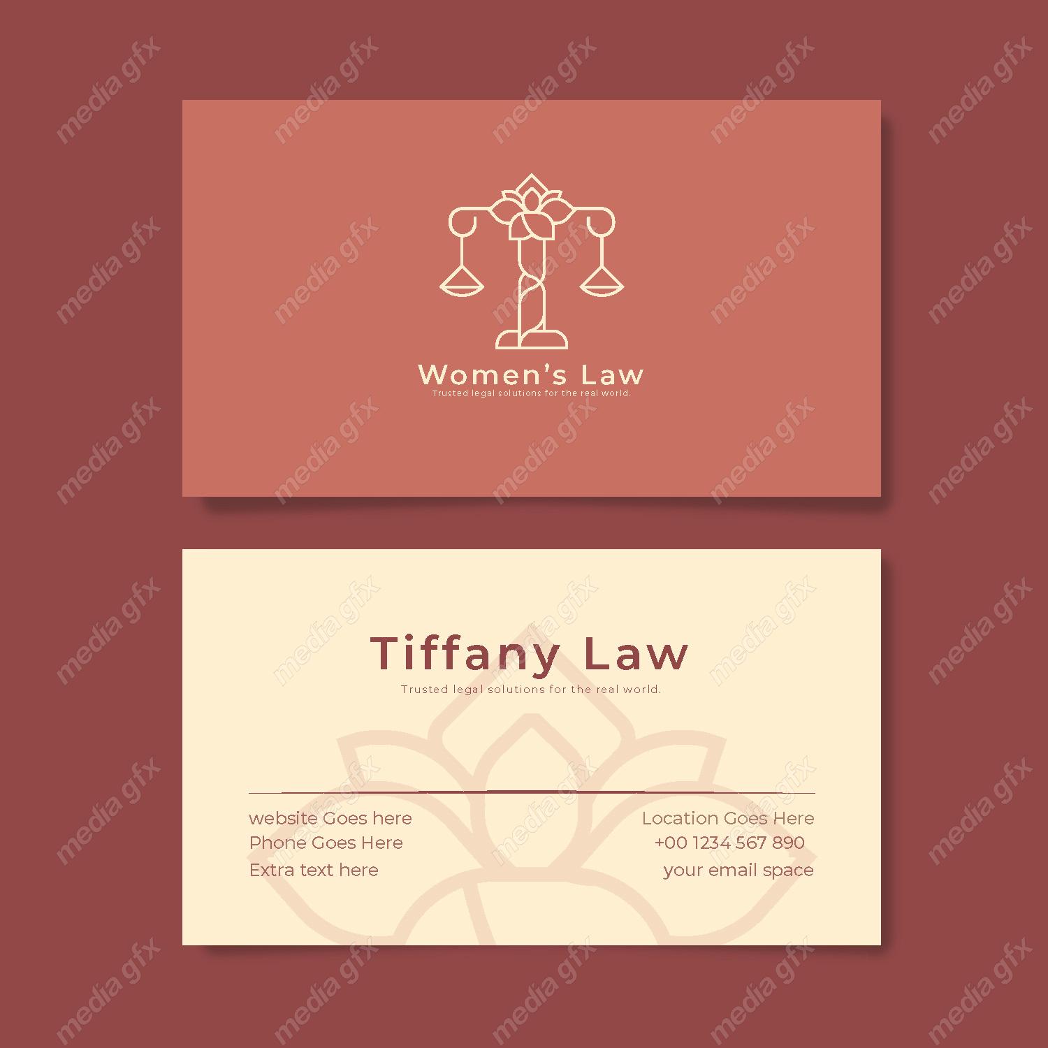 وکتور کارت ویزیت وکیل MV000793