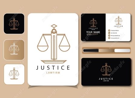 وکتور کارت ویزیت وکیل MV000795