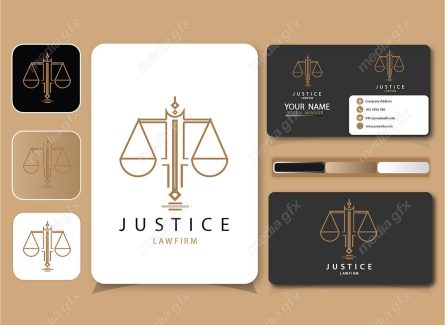 وکتور کارت ویزیت وکیل MV000796