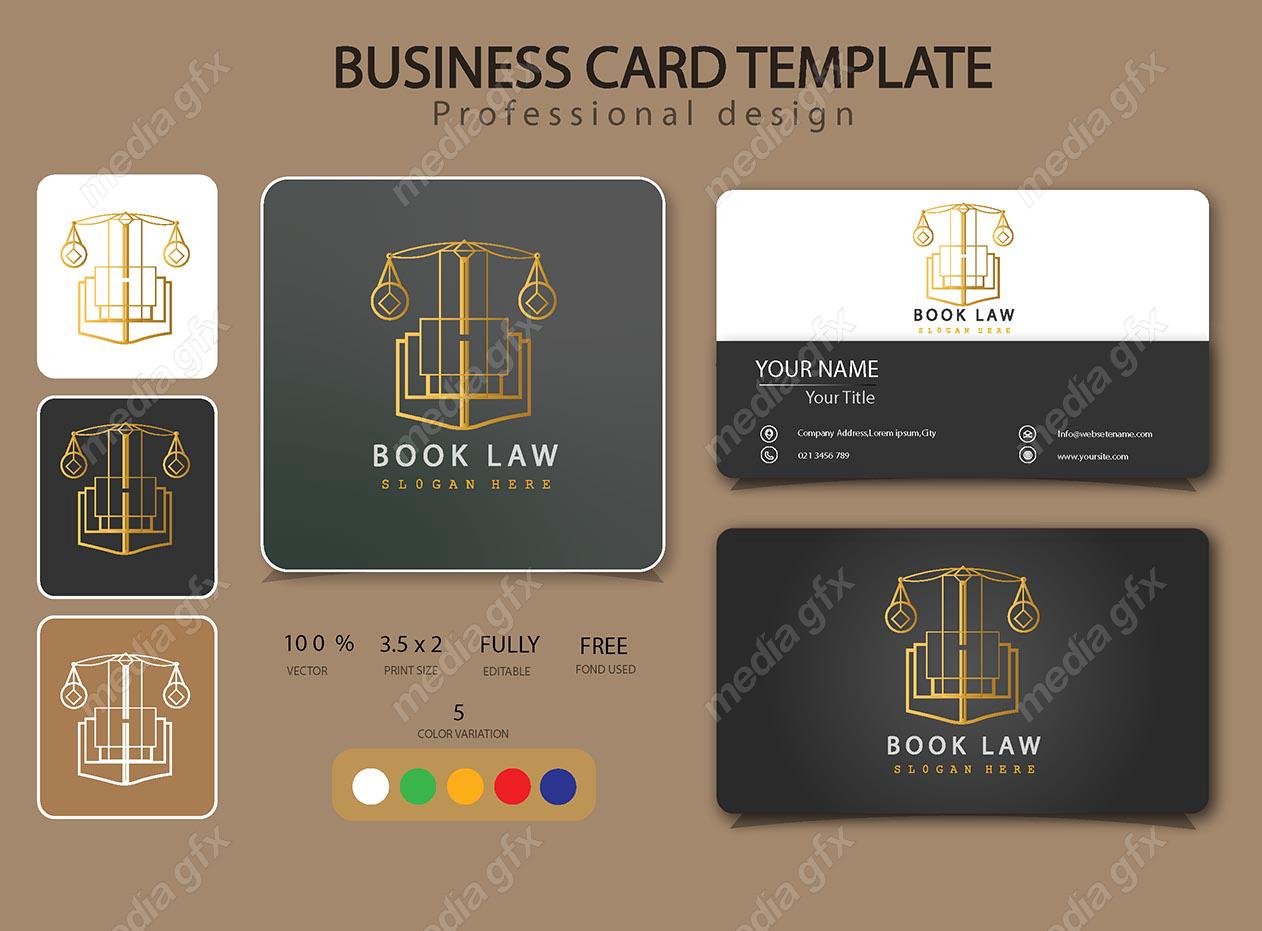 وکتور کارت ویزیت وکیل MV000800