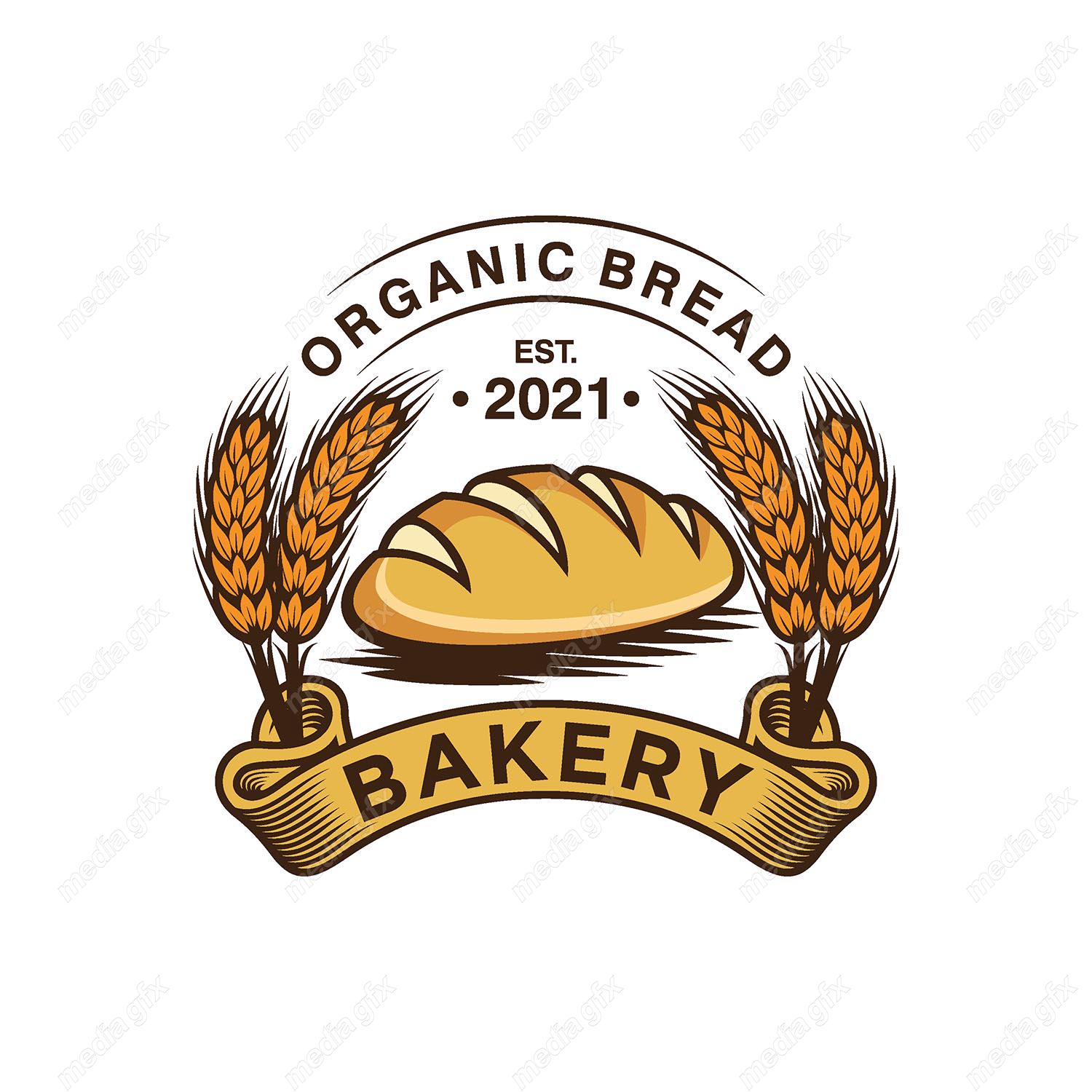 وکتور  لوگو ی نانوایی و شیرینی پزی MV000824