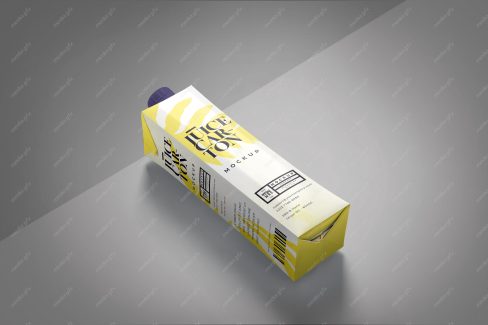 موکاپ پاکت آبمیوه لایه باز MP001935