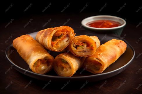 عکس با کیفیت سمبوسه سرخ شده MJ002093