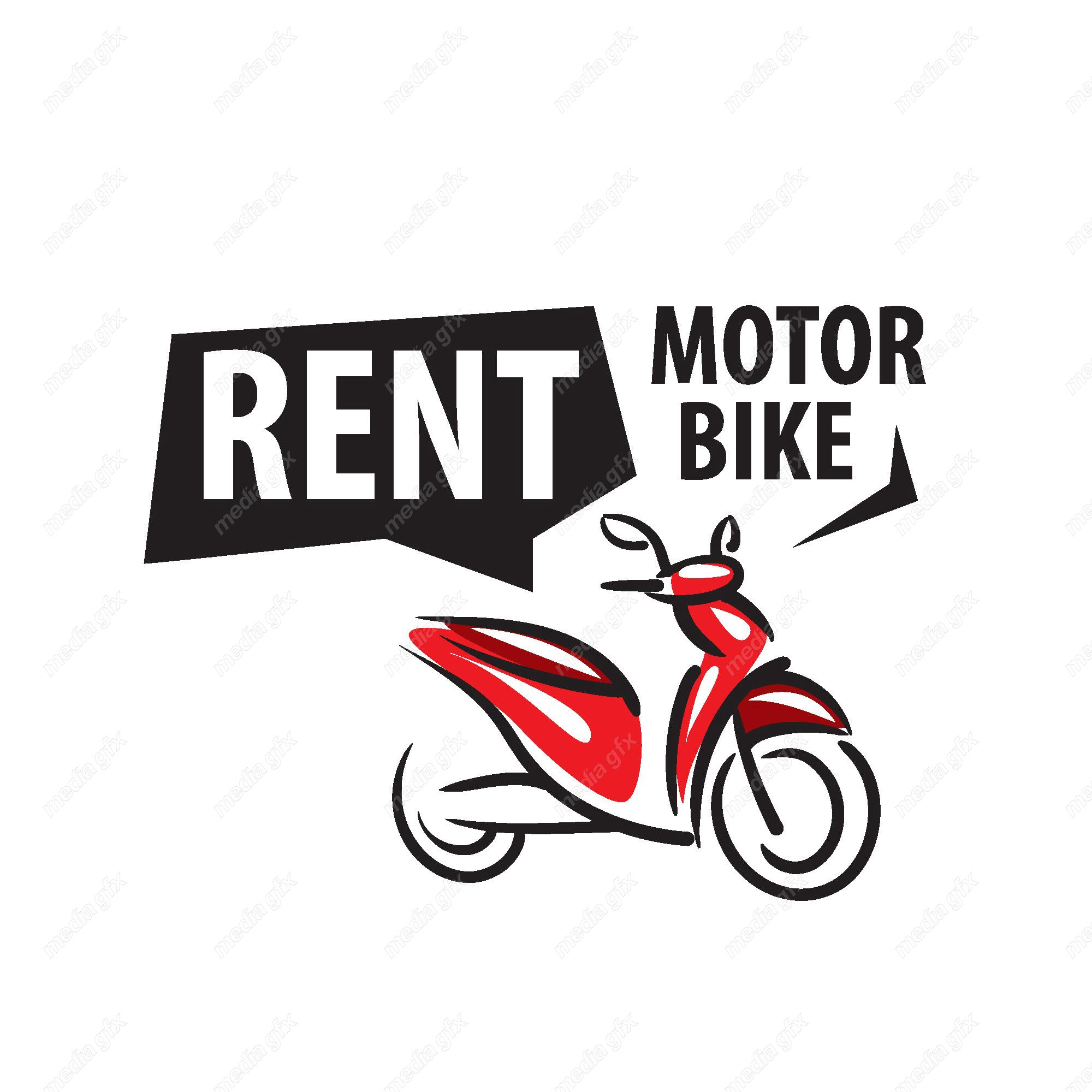 وکتور لوگوی موتور سیکلت MV002137