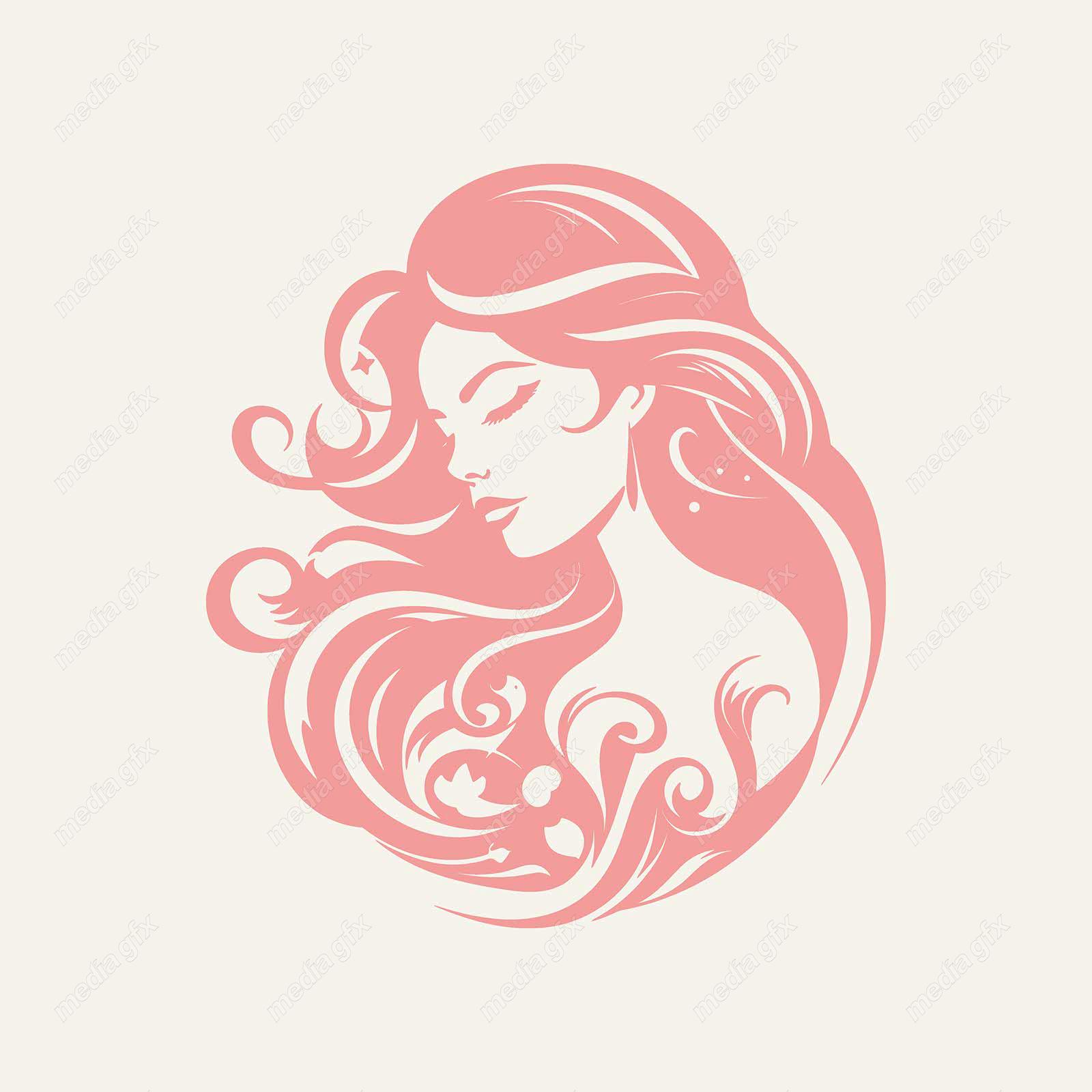 وکتور لوگوی سالن زیبایی و سالن عروس MV002154