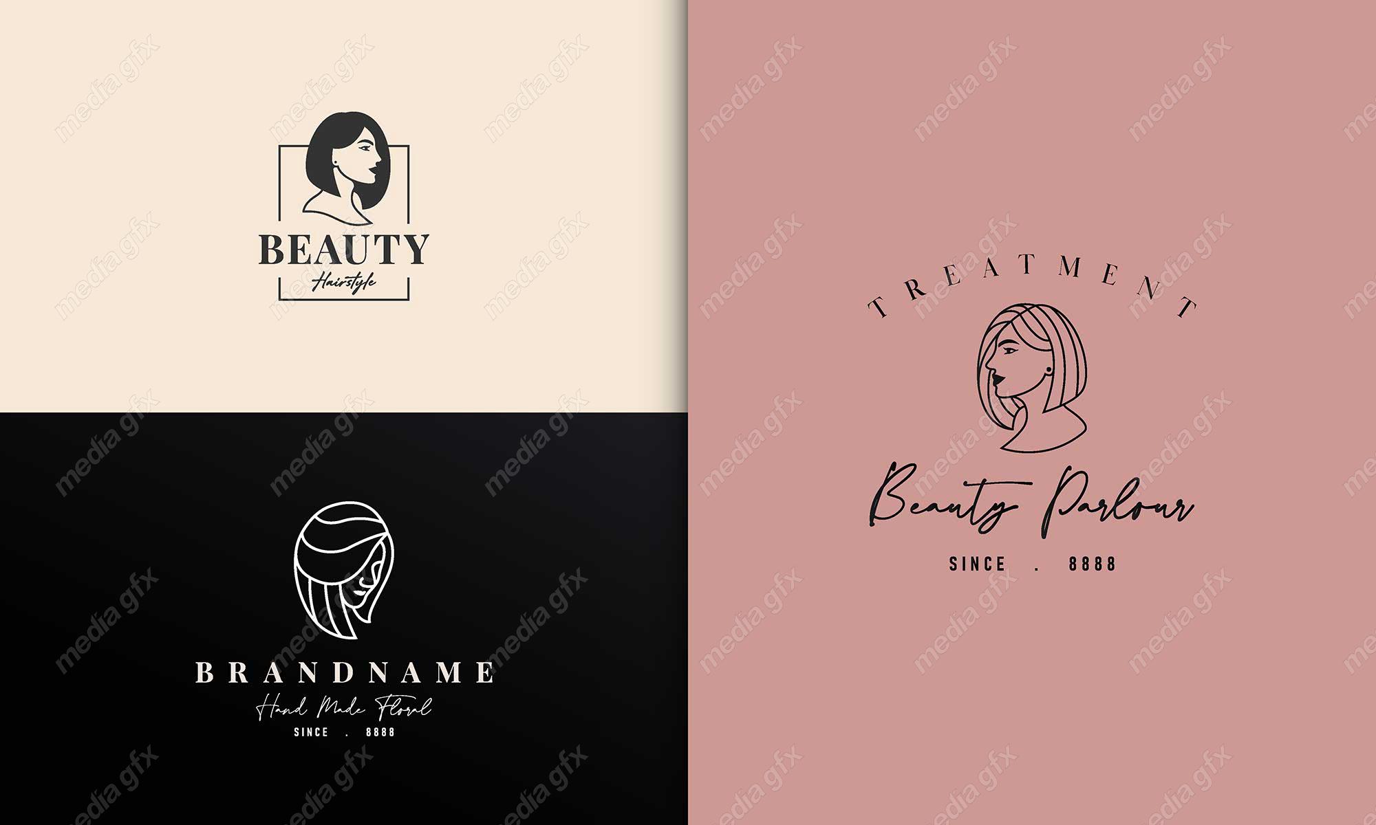 وکتور لوگوی سالن زیبایی و سالن عروس MV002158