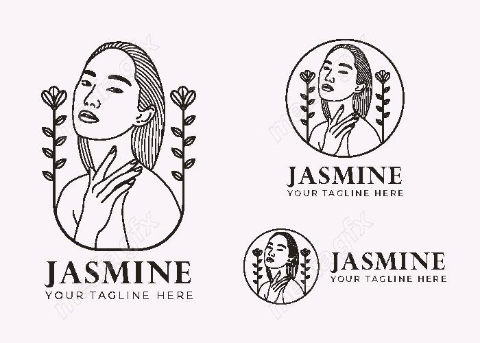 وکتور لوگوی سالن زیبایی و سالن عروس MV002162