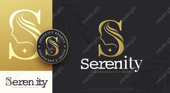 وکتور لوگوی سالن زیبایی و سالن عروس MV002163